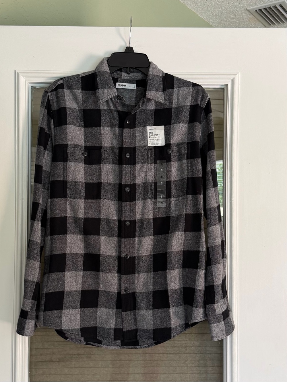 Men’s Sonoma Flannel Shirt NWT (small)